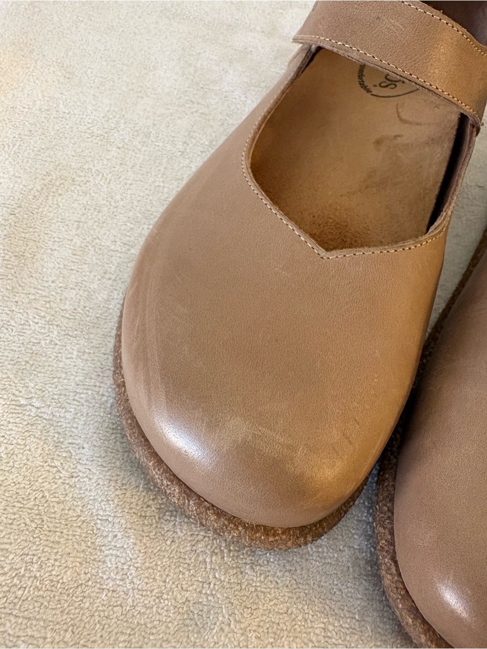Taos Footwear Women’s Mary Jane Flats in Taupe Brown Size 41 - Picture 7 of 10